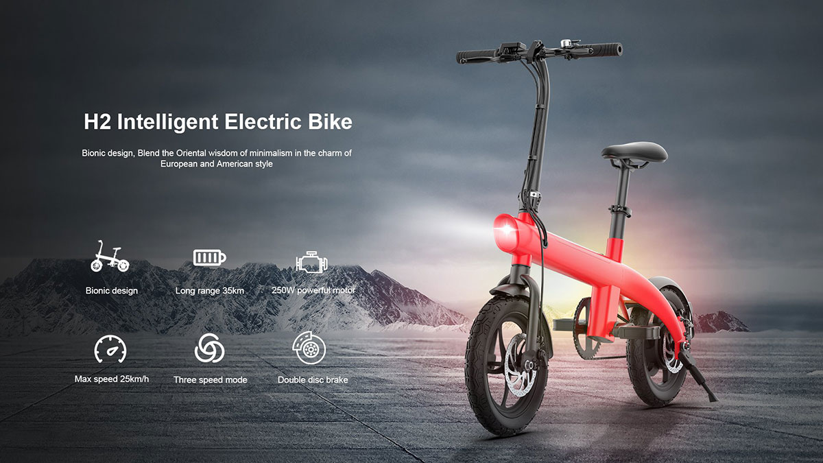 Xe đạp điện gấp gọn Xenon H2 - 250W